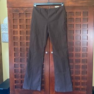 Pin stripped brown dress pants